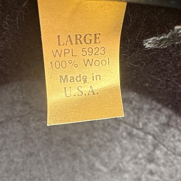 Bailey Gaucho Wool Hat with Silver Concho Band | Western Boho Wide Brim - Picture 8 of 12